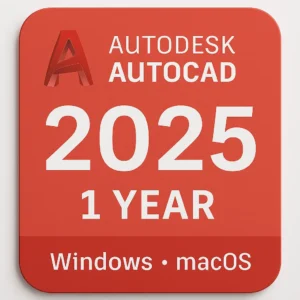Autodesk AutoCAD 2025 I 1 year I Windows & MacOS I