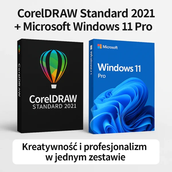 CorelDRAW Standard 2021 + Microsoft Windows 11 Pro
