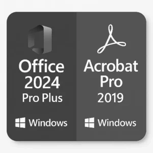 Acrobat Pro 2019 Pro + Microsoft Office 2024 Pro Plus