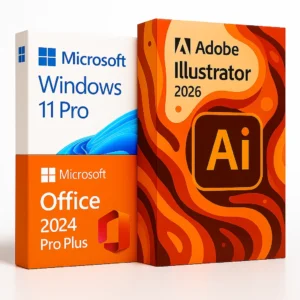 package__ai26_win_off Illustrator 2026 + Windows 11 Pro + Office 2024 Pro Plus