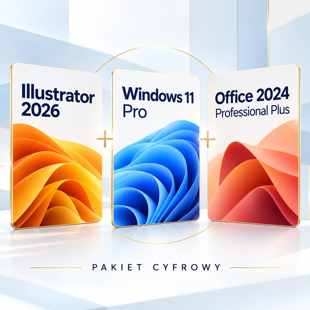 Illustrator 2026 + Windows 11 Pro + Office 2024 Professional Plus
