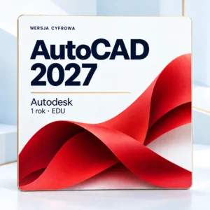 Autodesk AutoCAD 2027 — 1 rok EDU | Windows i Mac